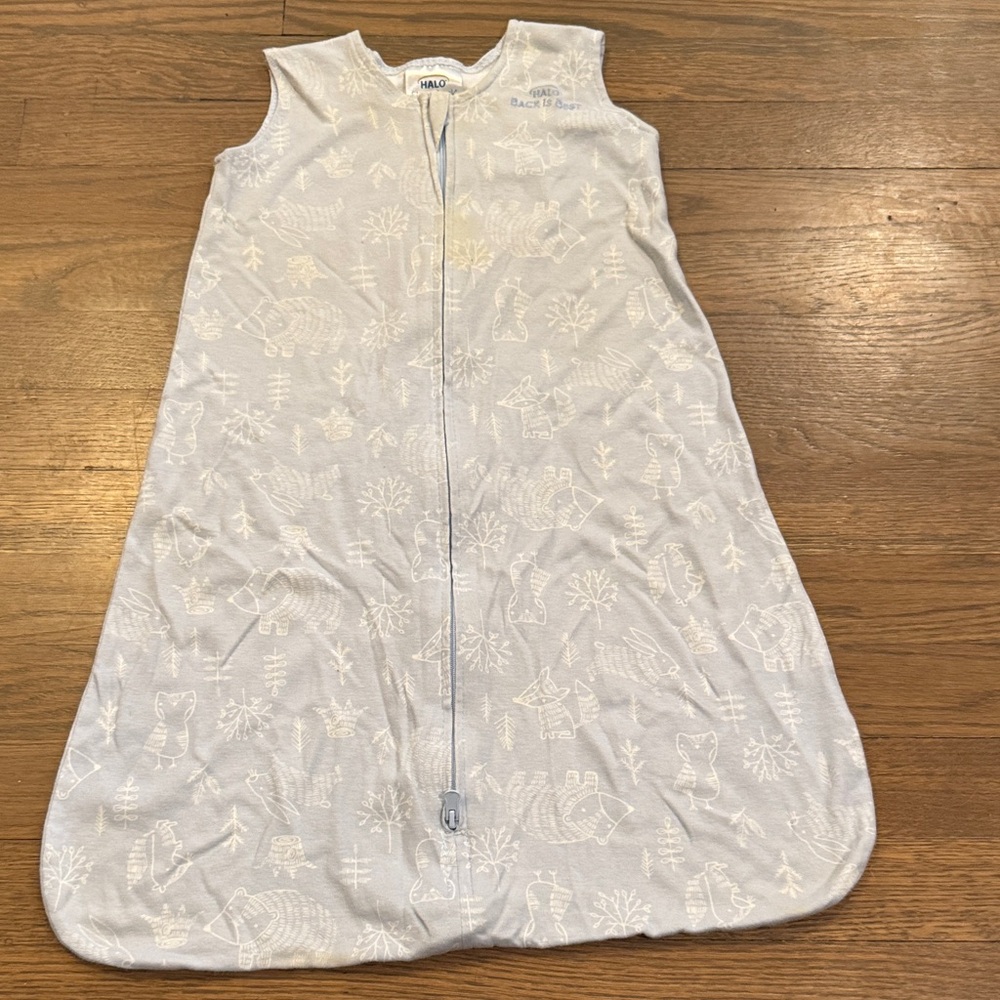 Halo Sleeveless Pajama Sack - Light Blue